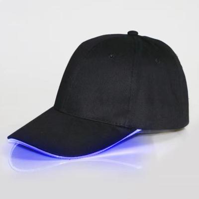 China JOINT Hands Free Led Flashing LED Baseball Cap Light Up Hat For Outdoor Jogging Hip Hop Party Holiday for sale