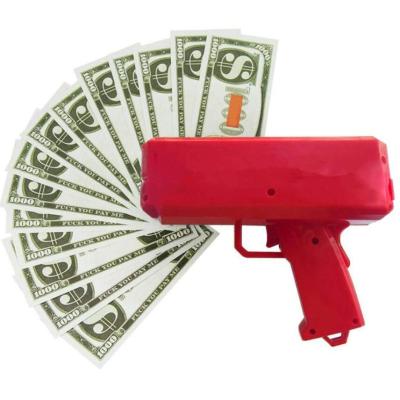 China 2021 Creative Super Electronic Toy Money Gun Toys Cash Money Machine Gun for sale