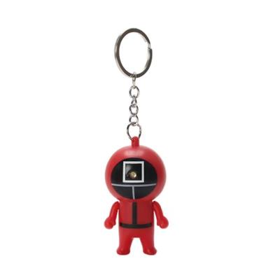 China New Toy Masked Man Child's Play Squid Promotion Gift Sale Key Chain Led Sound Hot Game Squid for sale