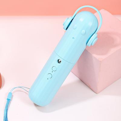 China Multifunctional Fan+Power Bank+misty Yixin USB Rechargeable Mist Spray Fan With Portable Handheld Mist Mini Power Bank Fan For Summer for sale