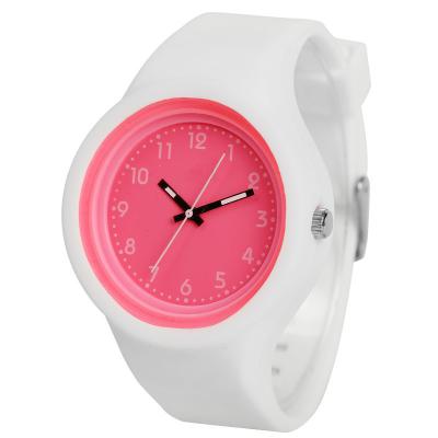 China Fashion Candy Color Non-Specific Hot Sports Freeze Watch Custom Logo Silicone To Watch Promotional Arabic Numerals Kids Watch for sale