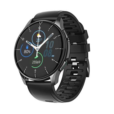 China Mul-Function Touch Screen Alloy Waterproof Black Case Unisex Smart Watch AW10 Sports Smart Bracelet for sale