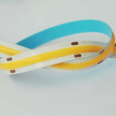 China Mini Cut 50mm Residential Adjustable High Density Brightness CCT LED Strip White Light Color Optional for sale