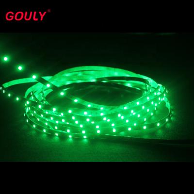 China Garden smd 3528 ultra thin 6mm cable soft green color rgb blue red changeble light strip for sale