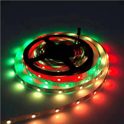 China Dreamy Hotel Color 2812b LED Strip 5V Pixel Light ws2812b LStrip LED Pixel Light IP65 Smart Digital Accessible Waterproof Strip for sale