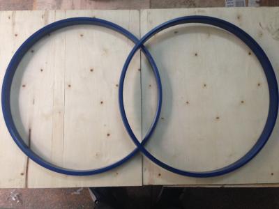 China IX Groove ring joint gaskets PTFE coating for sale