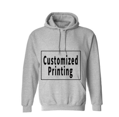 China High Quality Custom Print Mens Hoodie Plain Anti-Wrinkle Pullover Plain Anti-Wrinkle Logo Hoodie for sale