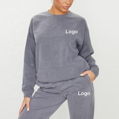 China QUICK DRY QUICK DRY Outfits Shear Long Sleeve Mujer Loungewear Sweat Suits Women Tracksuit Set Casual Two Piece Sets for sale