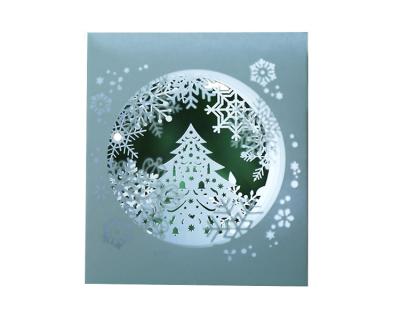 China New America and Europe Meilun 2021 3D Design Christmas Pop Up Card for sale