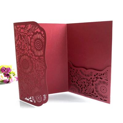 China Wedding Card Laser Cut Wedding Invitation Card Wedding Card for sale