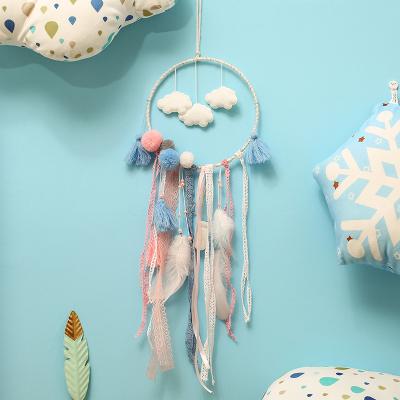 China Hot Selling America Meilun Feather Dream Catcher Mini Lights Dream Catcher For Kids Home Decoration for sale