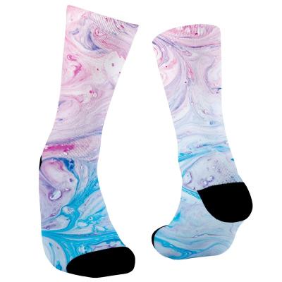 China Quality Spandex Guaranteed QUICK DRY Unique Manufacturers Print Socks For Women for sale