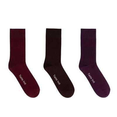 China Various good quality QUICK DRY Mid-calf cotton custom design socks dress with logo for sale