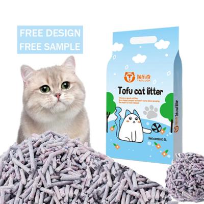 China Premium 6L Tofu Cat Litter Economical Best Deodorizing Cat Litter for sale