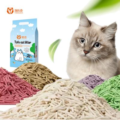 Cina Toilet flushable Tofu Cat Litter Controllo dell'odore di agglomeramento rapido Litter di gatto in vendita