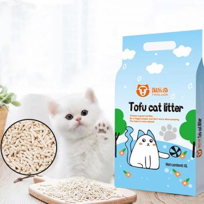 China Customizable Eco Friendly Tofu Cat Litter High Absorbency Clumping for sale