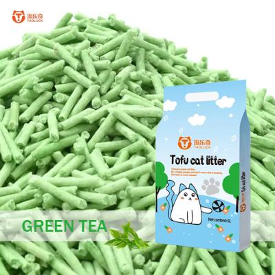 China Green Meowstard Bulk Kitty Litter Near Me ODM Cat Litter No Dust for sale