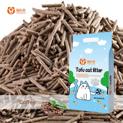 China Plant Tofu Litter Sand ODM Clean Deodorization Pretty Litter Flushable for sale