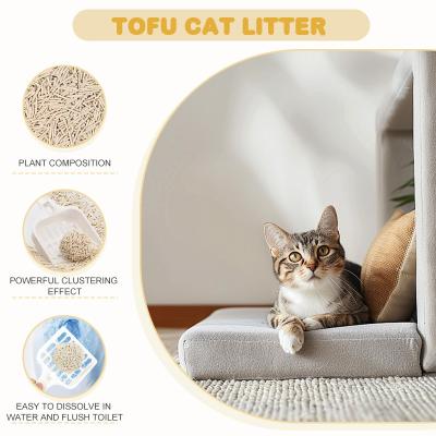 China OEM ODM Bulk Tofu Cat Litter Fast Clumping Bulk Kitty Litter Te koop