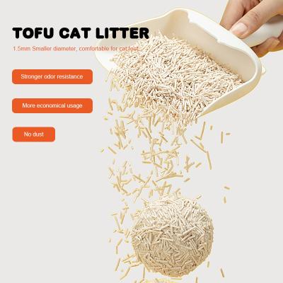 China Tofu Sand Litter 100% Natural Ecological Cat Flushable Litter Original Milk for sale