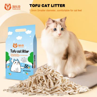 China Ultra-absorvente, com pouca poeira, resíduos de gato, branco, com pouca traça, tofu, areia de gato à venda