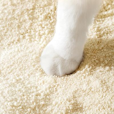 China Maßgeschneiderte Cassava Katzenmüll Sand ODM Schnellklumpen Katzenmüll Niedrigstaub zu verkaufen