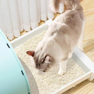 China OEM Cassava Cat Litter Eco Friendly Highly Adsorbent Flushable Kitty Litter for sale