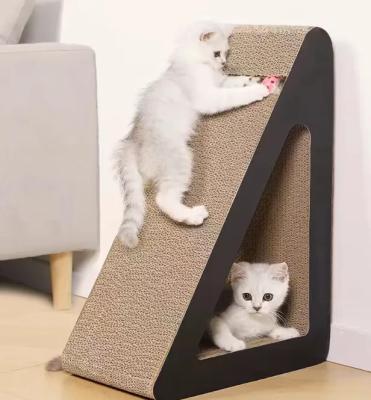 China Durable Cat Scratch Board Cardboard Reversible Cat Scratching Pad for sale