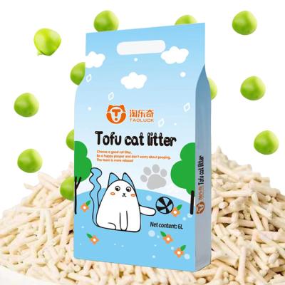 China Desodorização Lixo Pretty livre de pó Tofu Lixo de gato a granel Muito absorvente à venda