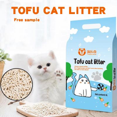 China Resíduos de tofu de gato de alta absorção Resíduos de gato suaves e leves à venda