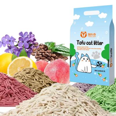 China Easy Scoop 6L Tofu Limpa de Gato Sem Pó Antibacteriano Limpa de Gato Sem Pó à venda