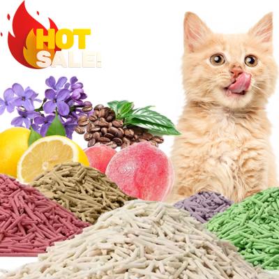 China OEM Premium Tofu Cat Litter Litter para gatos sin polvo verde en venta