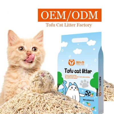 China Scented Tofu Kitty Litter Lemon Apple Baby Powder Rose Clumping Flushing Kitty Litter for sale