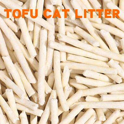 China Soybean Fiber Tofu Cat Litter Sand OEM ODM Non Smelling Cat Litter for sale