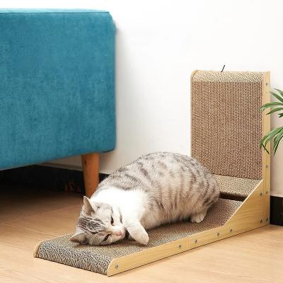 China OEM ODM Indoor Cat Scratching Board Durable Cat Wall Scratcher for sale