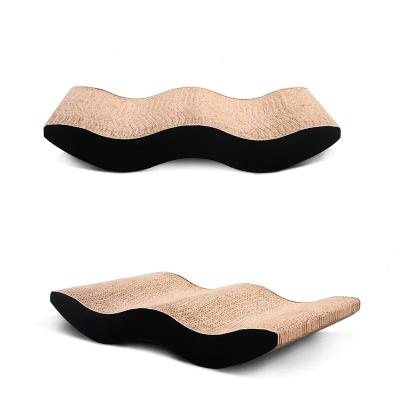 China Customized W Shaped Cat Scratcher Cardboard Scratch Pad Corrugated Paper for sale