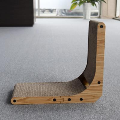 China Customized Cat Scratcher Pad Corrugated Paper Cat Scratching Furniture for sale