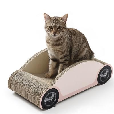 China Eco Friendly Scratching Board Corrugated Paper Wall Mounted Cat Scratcher for sale