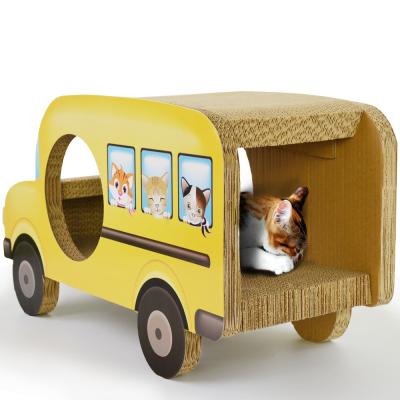 Cina Sostenibile Cat Scratcher Car Scratching Board carta ondulata Cat Scratcher in vendita