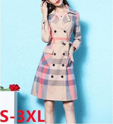 China 2021 Products Breathable Luxury Designer Dresses Belt Casual For Famous Brands Woman Shirt Dress Women's Elegant Plaid for sale