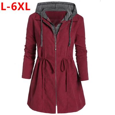 China 2021 Winter Hot Sale Fashionable Women's Cotton-Padded Jackets Long Coat Zipper Big Winter Hooded For Plus Size Women Coat for sale