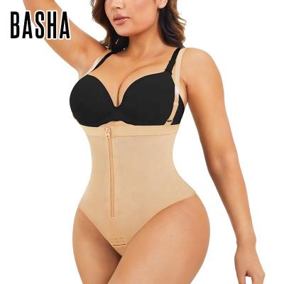 China Antibacterial Detachable Butt Enhancer Hip Zipper Straps Tummy Control Tummy Control Thong Shaper Lift Up Shaper For Women for sale