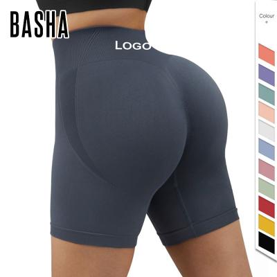 China Yoga Fitness Sports Leggings Antibacterial Custom Pants High Elasticity Waist Butt Lifting Tights Crack! crack! womens yoga gym shorts for sale