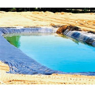 China Custom farmhouse hot sale pond liners 150gsm waterproof large sliver pe tarpaulin blue waterproof cover for sale