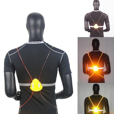 China Water Proof 360 LED Reflective Vest High Visibility Night Driving Running Cycling Riding Outdoor Activities Light Up Safety Bike Vest for sale