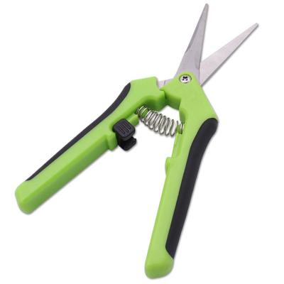 China Sharp Handle Gardening Tool Anti-Slip Shears Portable Durable Hand Pruner Garden Scissors for sale