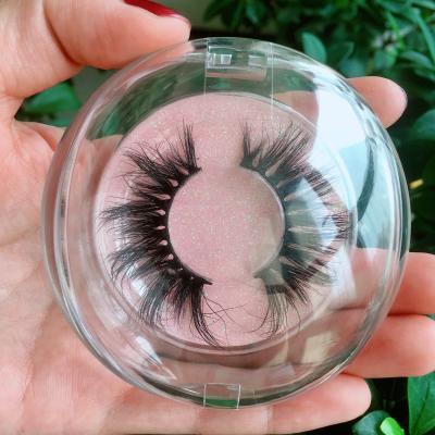 China Wholesale Private Label Thick 25 Mm Lashes Best 3d Mink Eyelashes Custom Packaging for sale