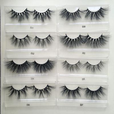 China Best Selling 2019 Thick Mink Eyelash 25mm Thick False 5d Mink Eyelashes for sale