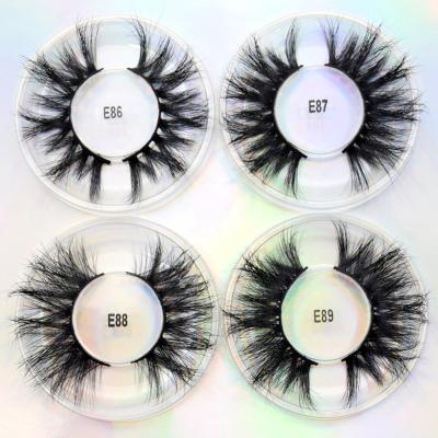 China Best Thick Selling 2020 100% Mink 3d Strip Lashes Seller 25mm Mink Eyelash for sale