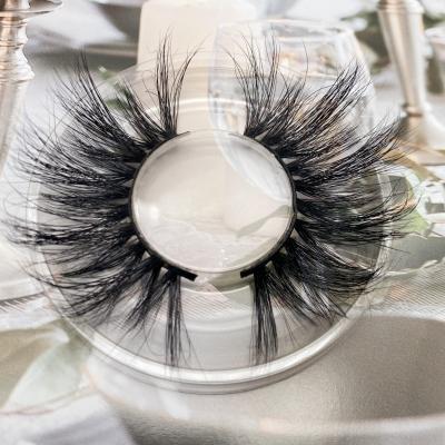 China wholesale cruelty free mink lashes seller 25mm fluffy eyelash mink eyelash for sale